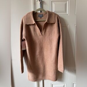 Women's Tan Sweater Dress